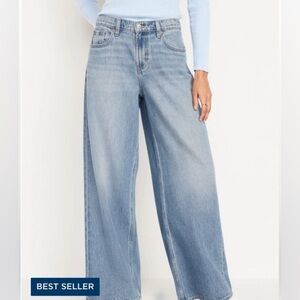 Light Blue Wide Leg Jeans